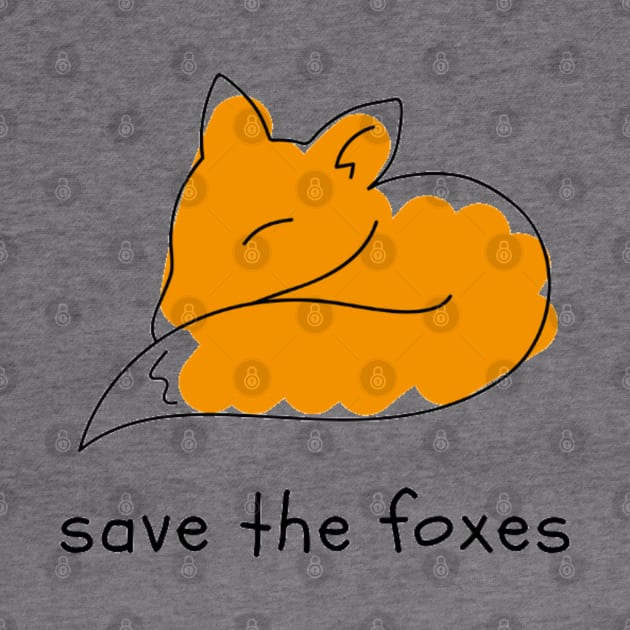 Save the Foxes by NoColorDesigns